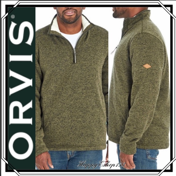 orvis fleece lined pullover